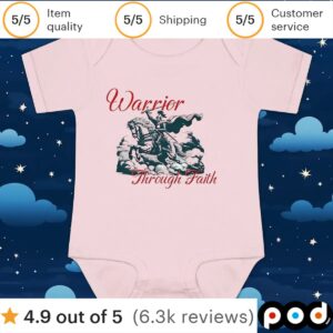 Warrior through faith t shirt
