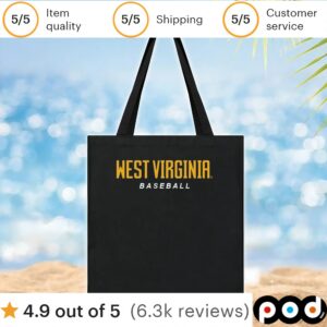West Virginia Baseball Logo Stack T Shirt