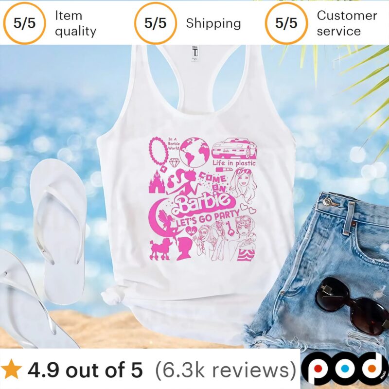 Barbie let’s go party come on t shirt