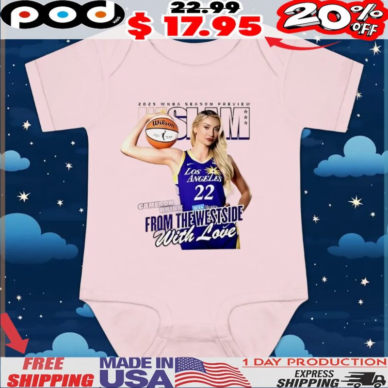 Cameron Brink Los Angeles Sparks SLAM from The Westside with love t shirt