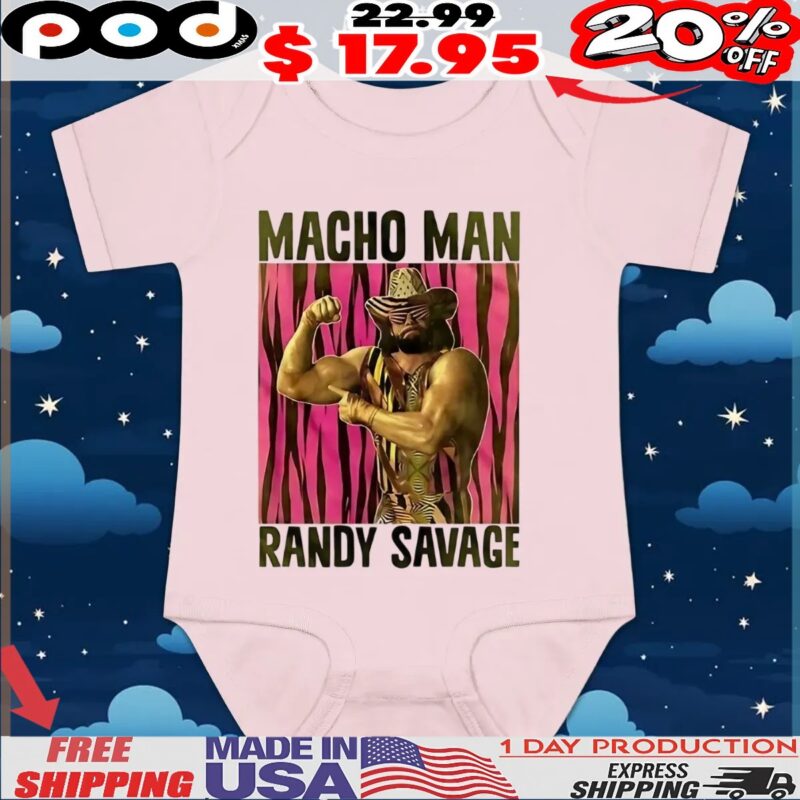 Macho Man Randy Savage wrestling legend t shirt
