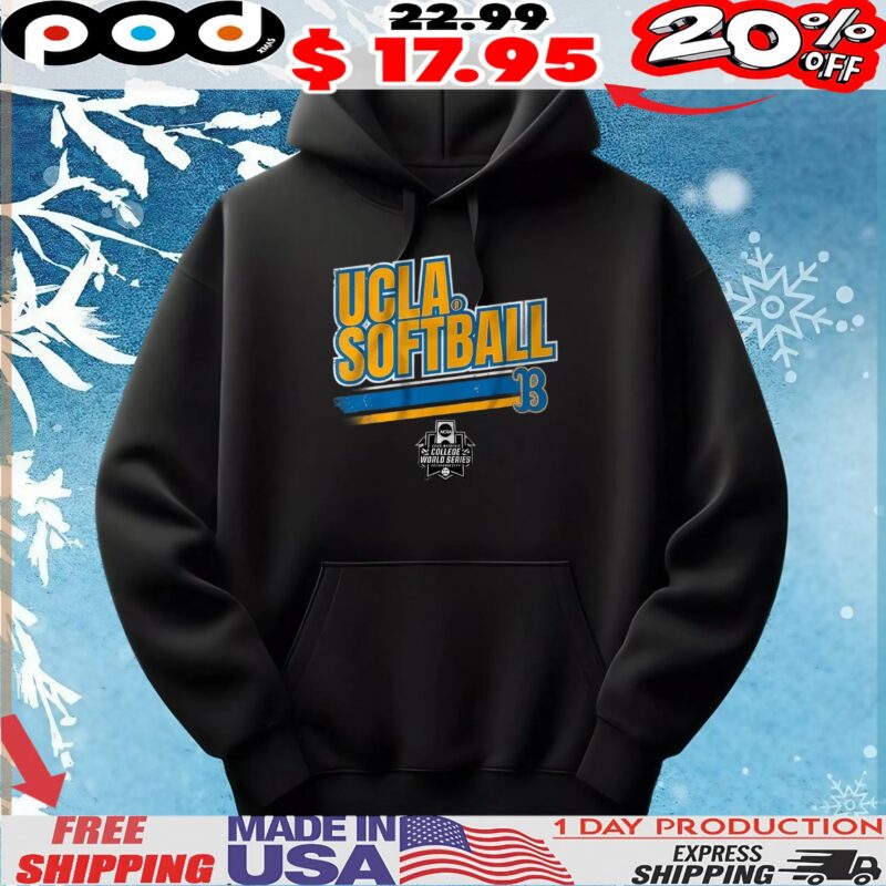 UCLA Softball Women's College World Series Stripe T Shirt UCLA Softball Women's College World Series Stripe T Shirt