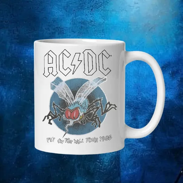 Mosquito AC DC Fly On The Wall Tour 1985 Vintage Shirt