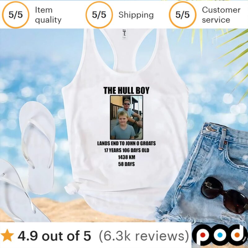The hill boy lands end to John O’groats 17 years 106 days old 1438 km 58 days t shirt