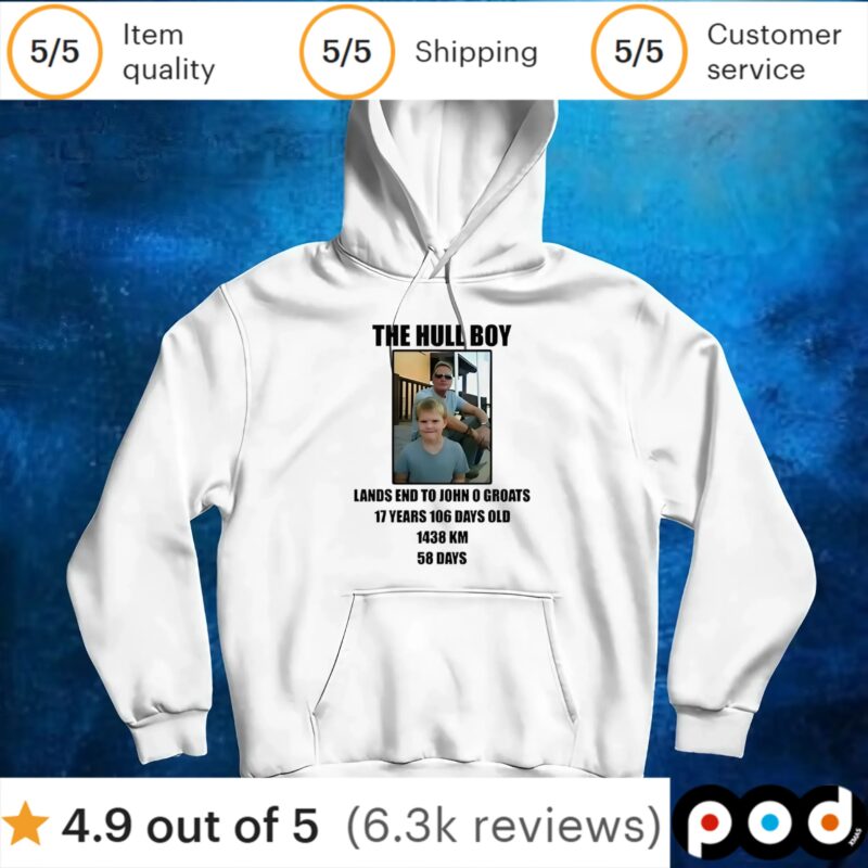 The hill boy lands end to John O’groats 17 years 106 days old 1438 km 58 days t shirt