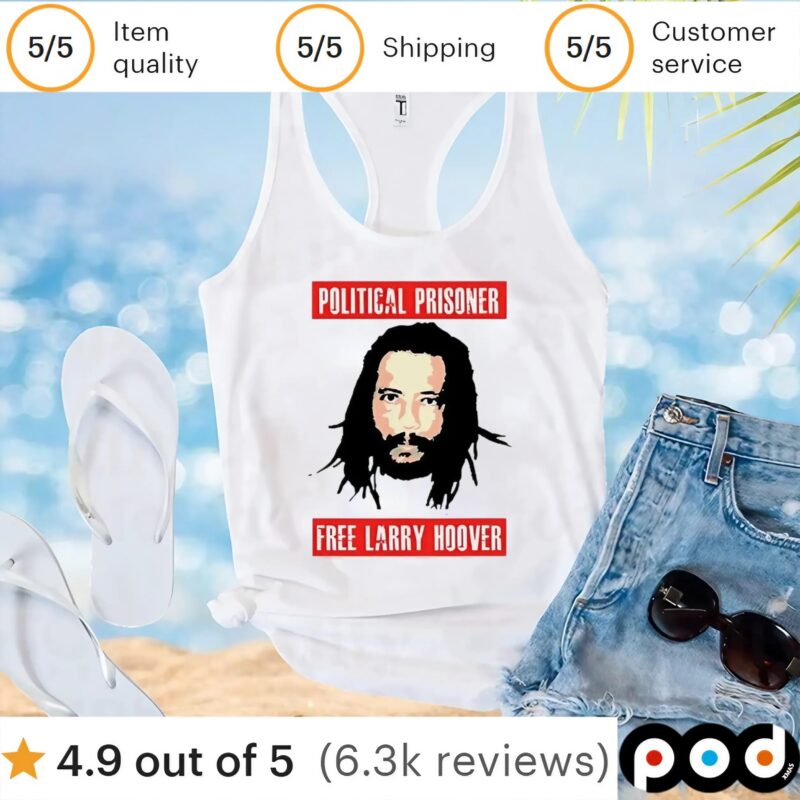 Free Larry Hoover political prisoner t shirt
