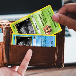 Custom Ultrasound Expecting Dad Gift from Bump New Dad Father's Day Gifts Photo Hologram Wallet Card