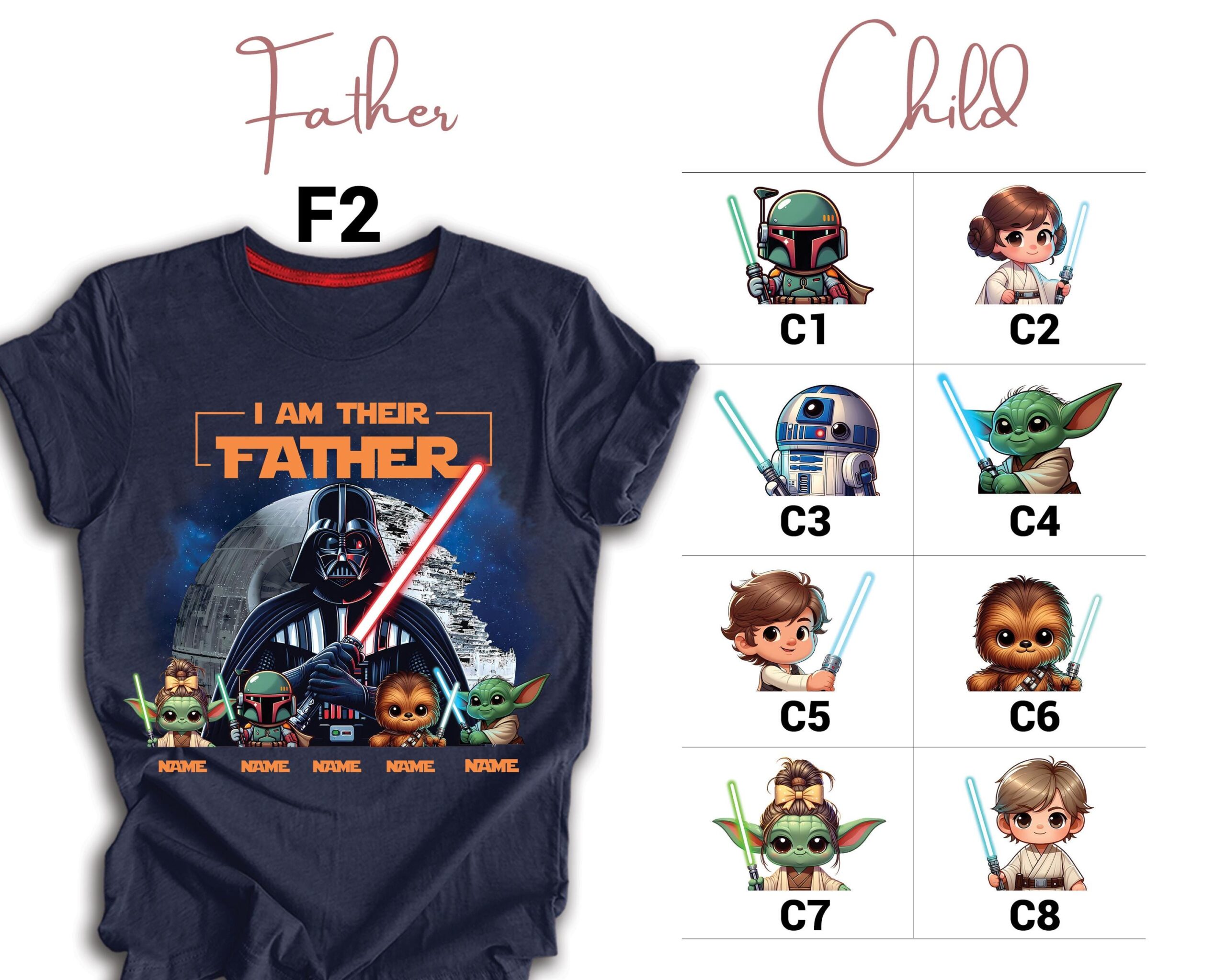 il_fullxfull.6913526451_d5pm Personalized I Am Their Father Name Dad With Kids Father's Day With Name Kid T Shirt