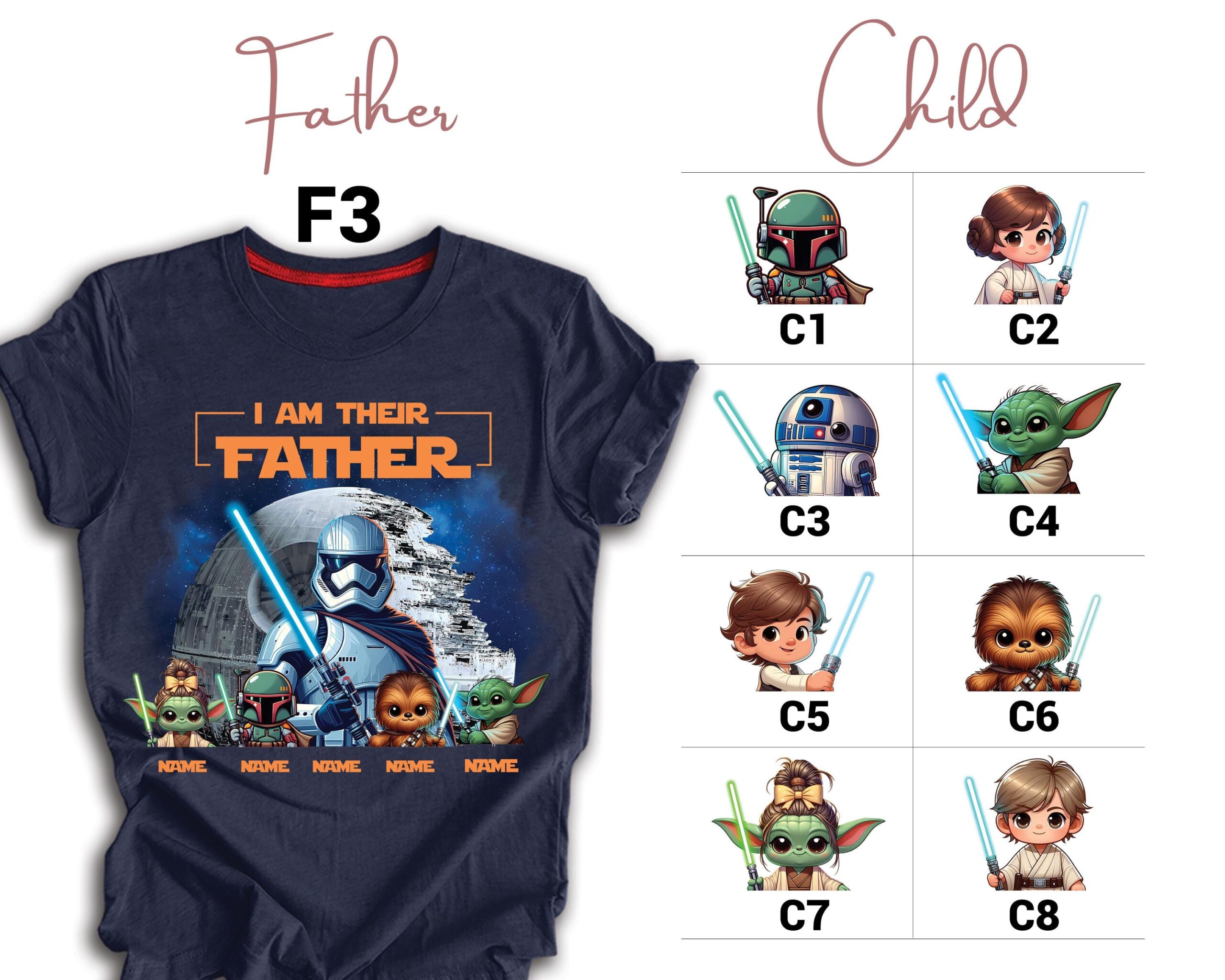 il_fullxfull.6913526463_9b80 Personalized I Am Their Father Name Dad With Kids Father's Day With Name Kid T Shirt