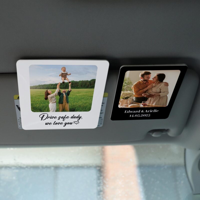 Family Custom Drive Safe Car Visor Clip
