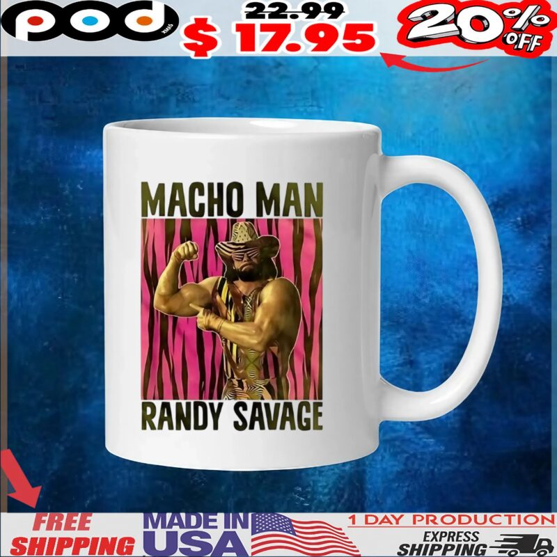 Macho Man Randy Savage wrestling legend t shirt