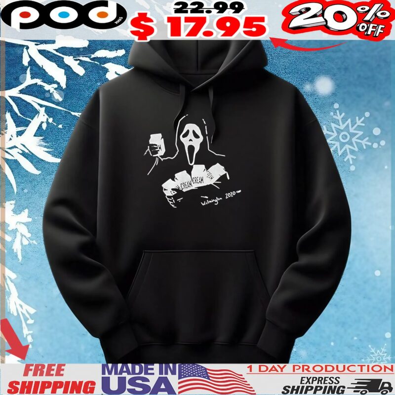 Ghostface scream 5 cream t shirt