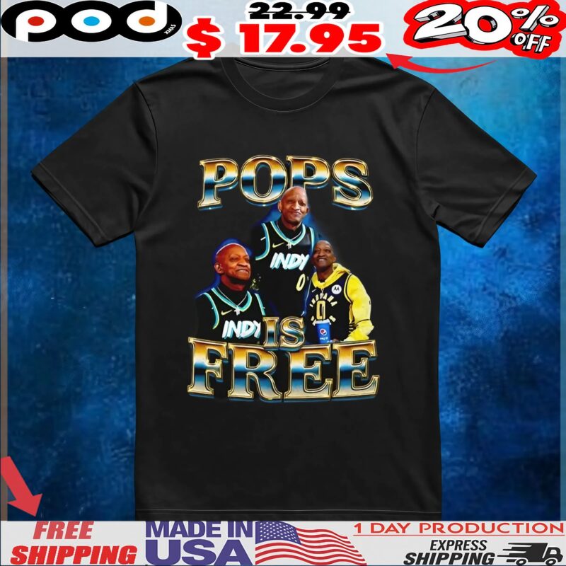 John Haliburton Indiana Pacers pops is free t shirt