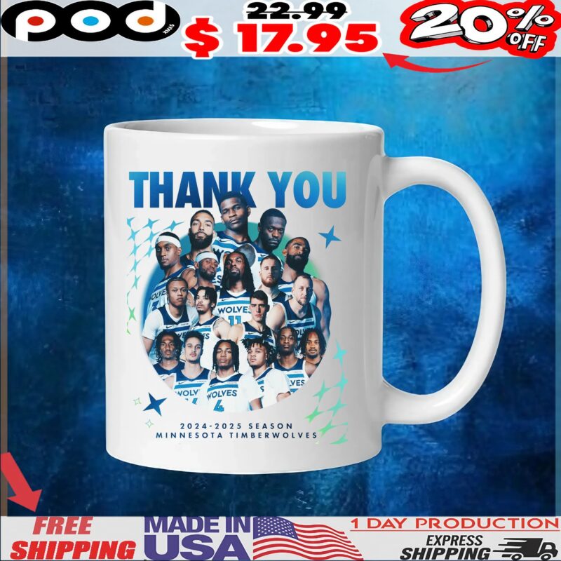 Thank You 2024-2025 Season Minnesota Timberwolves T Shirt