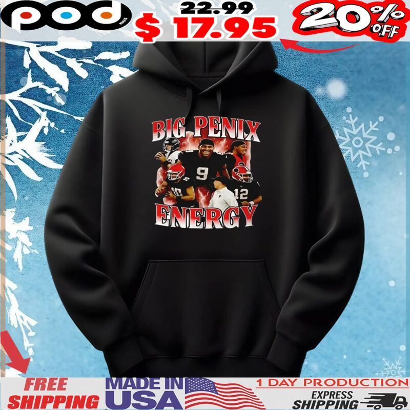 Big Penix Energy Michael Penix Jr Atlanta Falcons Vintage Bootleg Style T Shirt