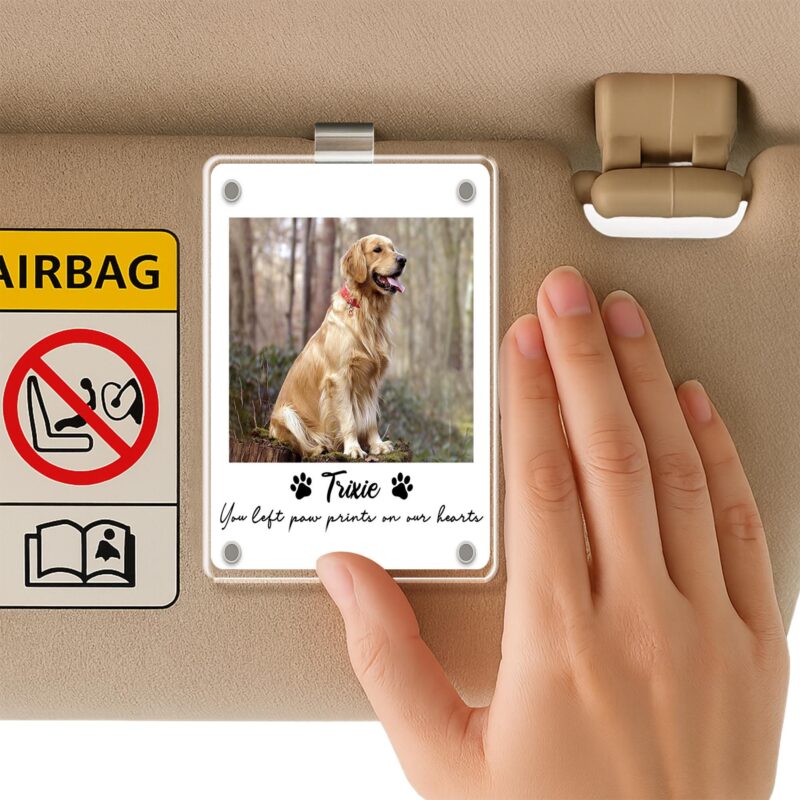 il_fullxfull.6903671307_1ddj Custom Pet Photo Memorial Father Day Car Visor Clip