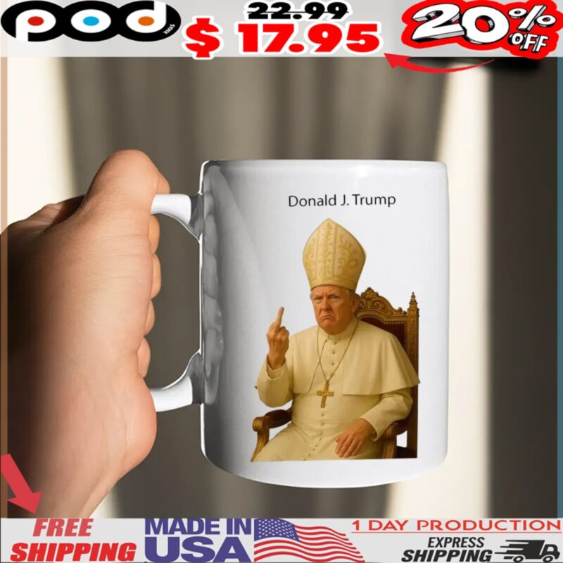 Donald J trump Pope Trump Middle Finger Shirt
