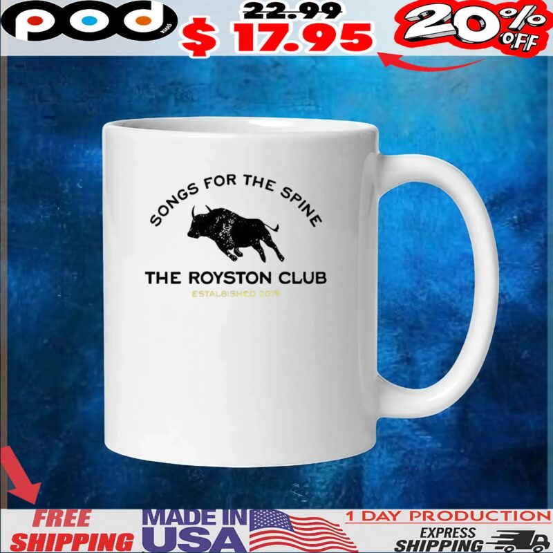 Songs for the spine the royston club 2019 t shirt Songs for the spine the royston club 2019 t shirt