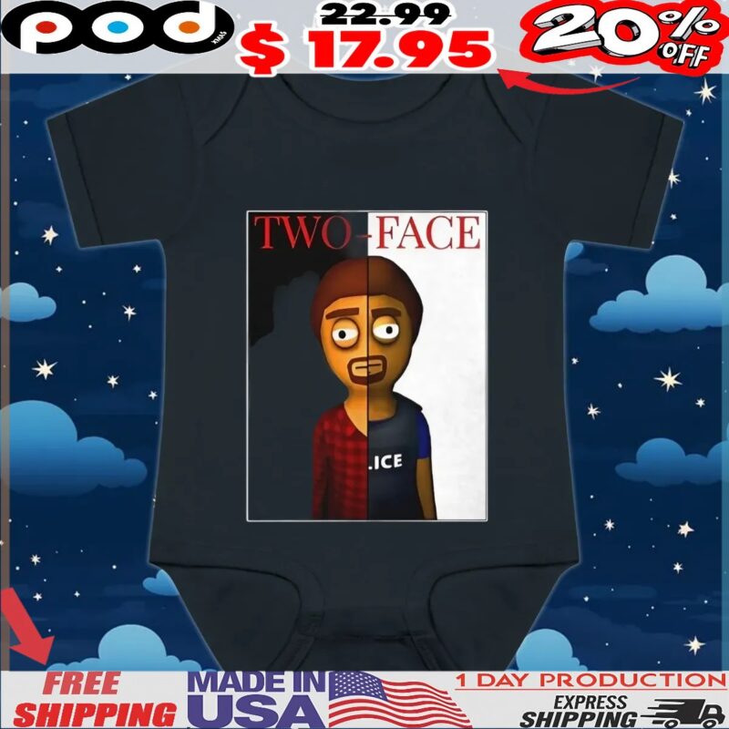 Benji Coleman two face t shirt
