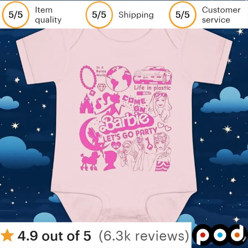 Barbie let’s go party come on t shirt