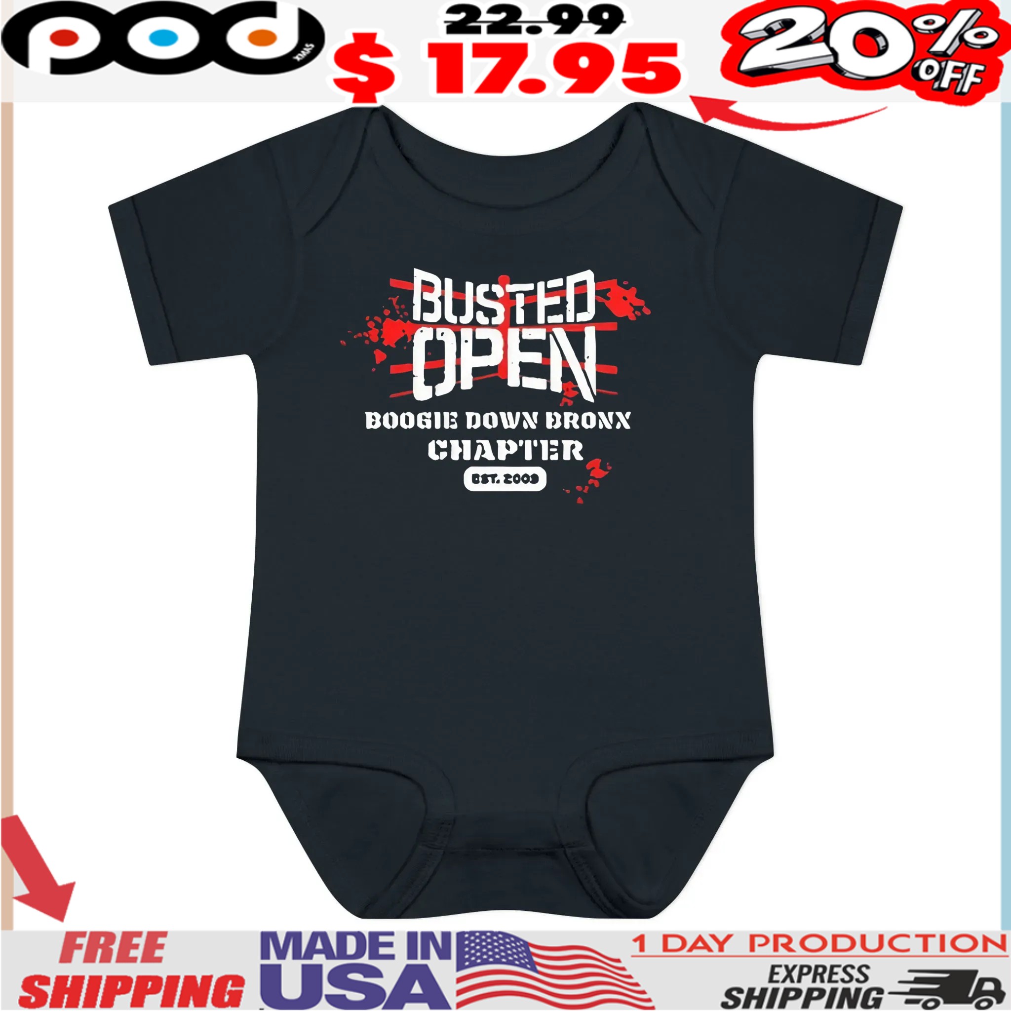Busted Open boogie down bronx chapter T Shirt