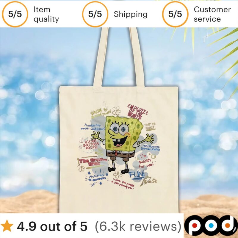 A SpongeBob collage shirt design from 2005 t shirt A SpongeBob collage shirt design from 2005 t shirt