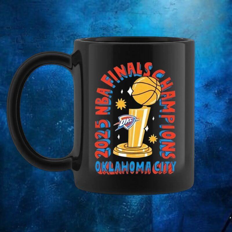 Oklahoma City Thunder 2025 Nba Finals Champions Cup T Shirt