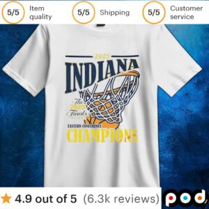 2025 Indiana The Finals Eastern Conference Champions t shirt