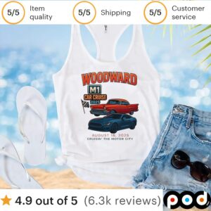2025 Woodward M1 Car Cruise t shirt