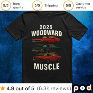 2025 Woodward Muscle t shirt