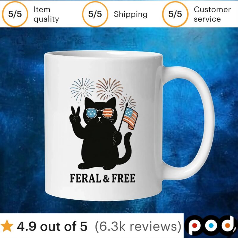 Cat of feral and free t shirt