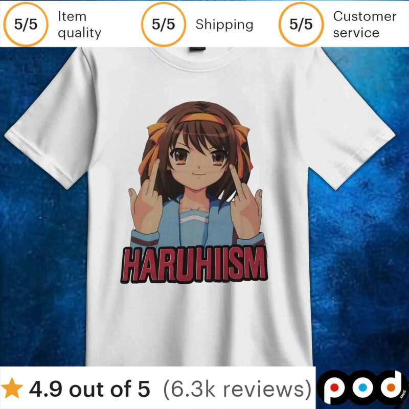 Haruhiism Middle Finger T Shirt