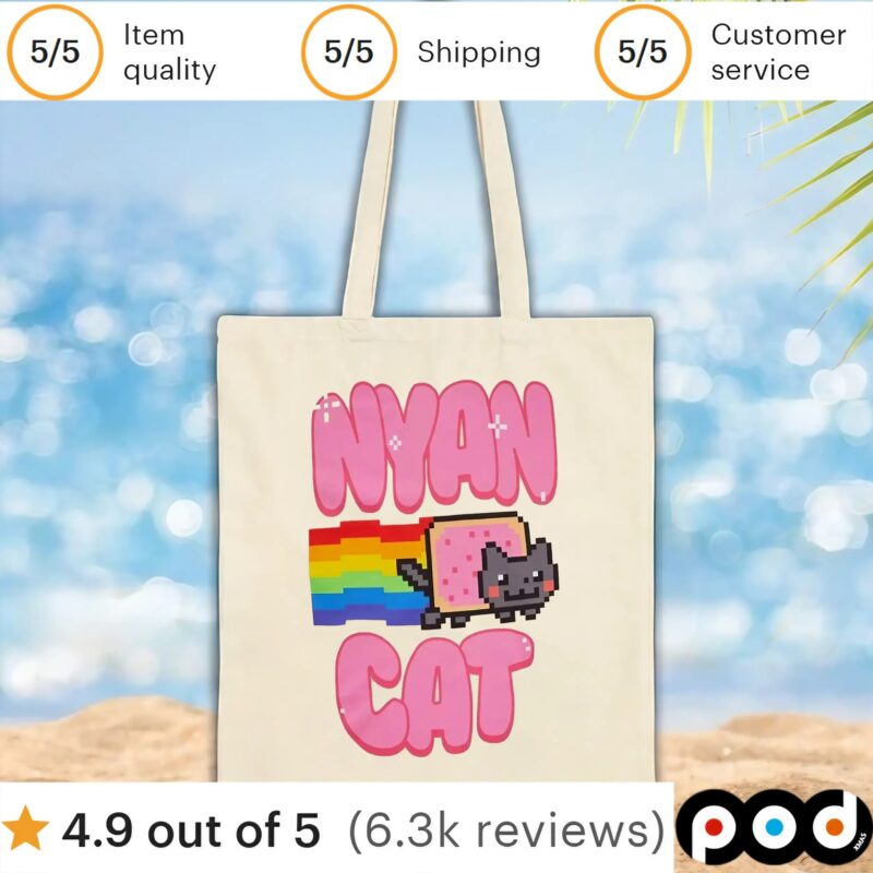 Nyan Cat Logo T Shirt