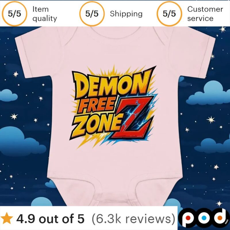 Demon free zone z t shirt