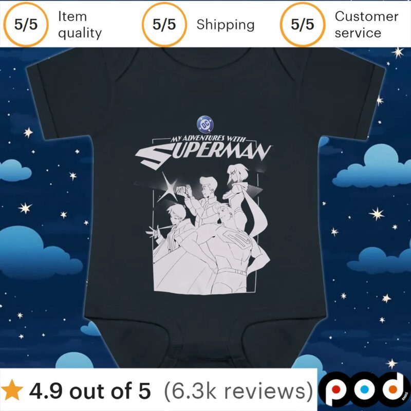DC Comics My Adventures With Superman Group T Shirt