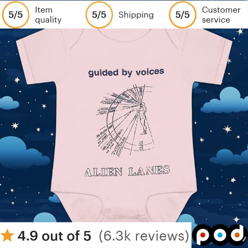 Guided by voices Alien Lanes t shirt