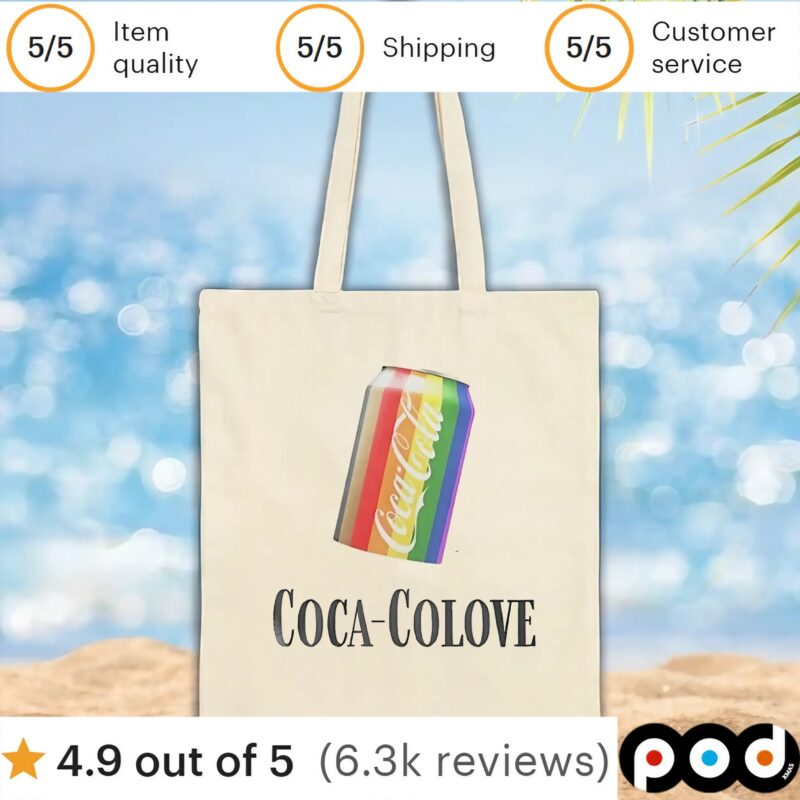 Coca-Colove is love Cola pride month t shirt