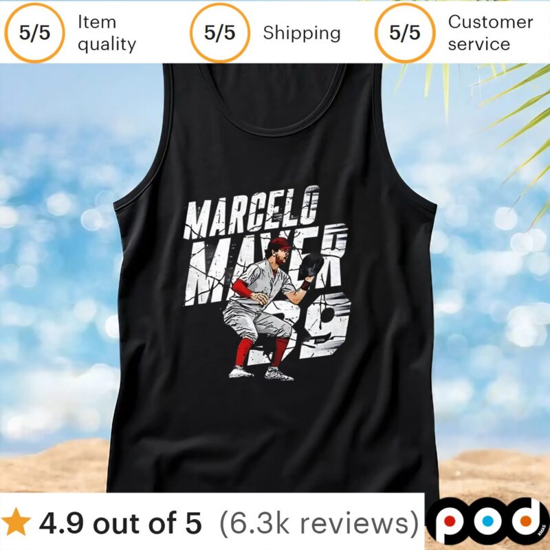 Marcelo Mayer Boston Red Sox MLB baseball catch t shirt