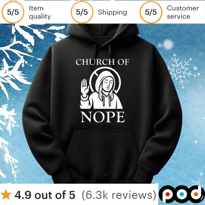 Church of nope t shirt