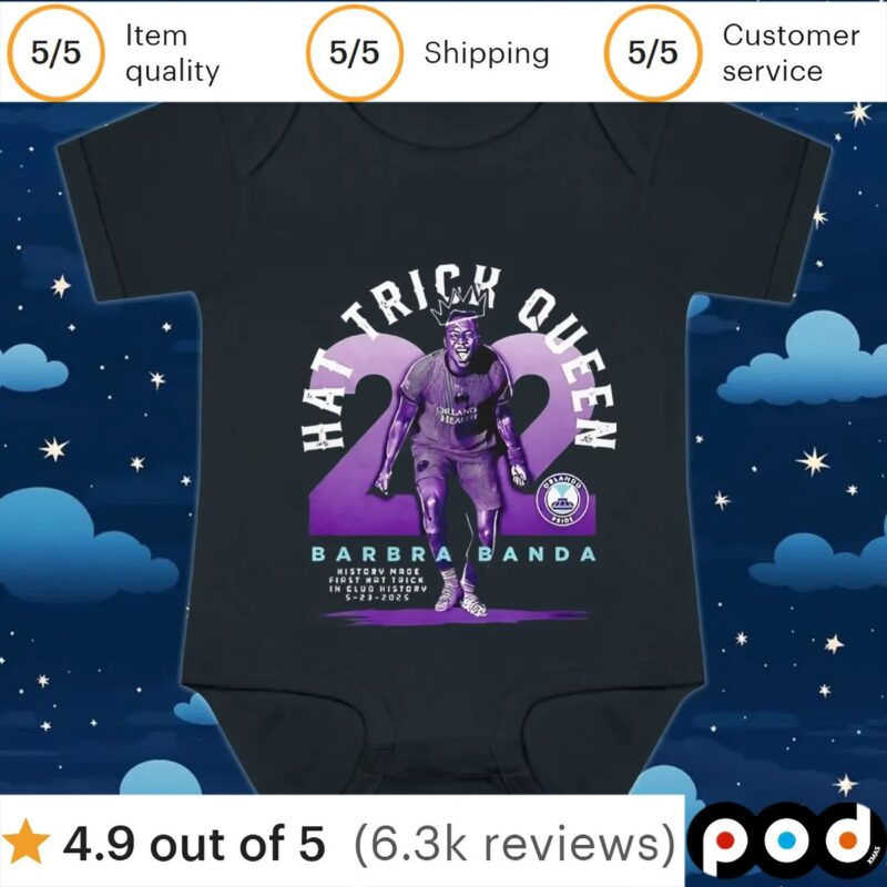 Barbra Banda Orlando Pride Club pride hat trick t shirt