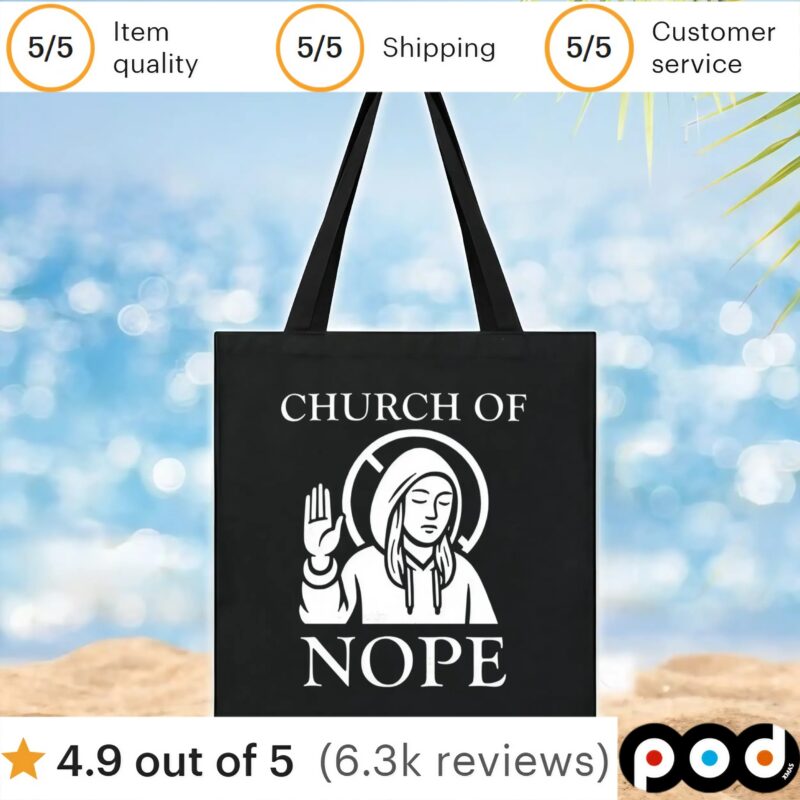 Church of nope t shirt