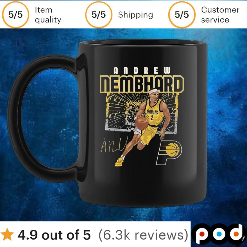 Andrew Nembhard Indiana Pacers shattered t shirt