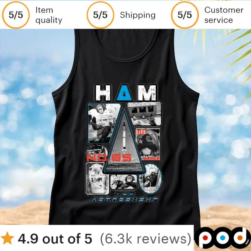 Ham the Original Astronaut T Shirt