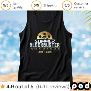 Aew Summer Blockbuster Portland T Shirt