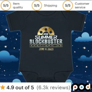 Aew Summer Blockbuster Portland T Shirt