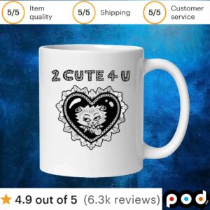 Aidabloom 2 Cute 4 U heart t shirt