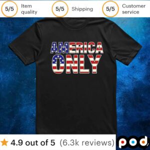 Alan Roberts America only t shirt