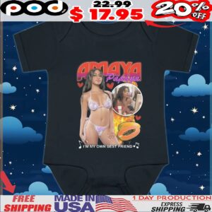Amaya Papaya I'm My Own Best Friend Vintage Bootleg Style T Shirt