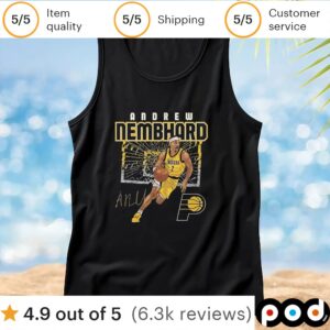 Andrew Nembhard Indiana Pacers shattered t shirt