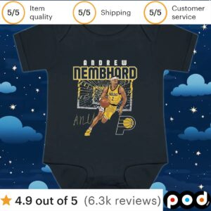 Andrew Nembhard Indiana Pacers shattered t shirt